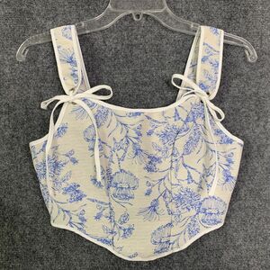 Summer Halter By Shein Retro Style Size 4 Fitted Zip Back NWT Wide Straps